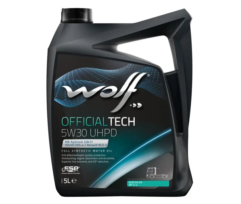 WOLF – Huile moteur OFFICIALTECH 5W30 UHPD – Bidon de 5 litres – 8337635