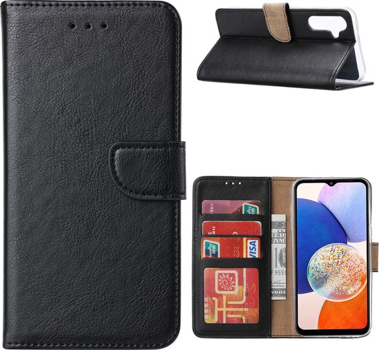 Coque Samsung Galaxy A14 5G avec porte-cartes – Bookcase Wallet – Zwart