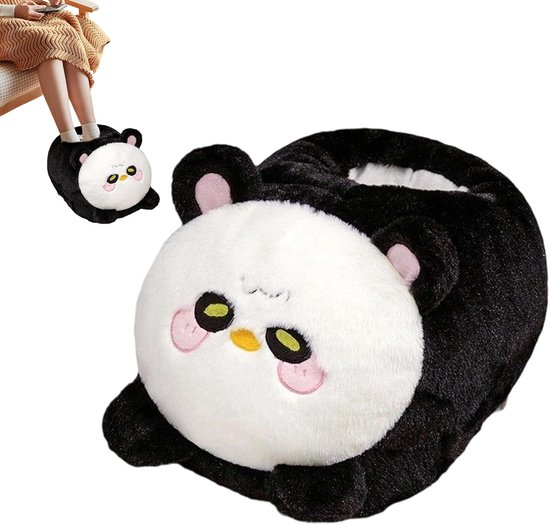 Chauffe-pieds électrique, motif dessin animé, chauffe-pieds USB, chauffe-pieds chauffant, chaussures chauffantes à glisser sous le bureau, chaussons chauds pour temps froid