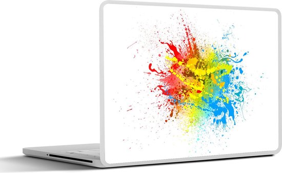 Autocollant pour ordinateur portable – 13,3 pouces – Illustration d&rsquo;une éclaboussure de peinture colorée en tant que street art – 31×22,5 cm – Autocollants pour ordinateur portable – Skin pour ordinateur portable – Housse