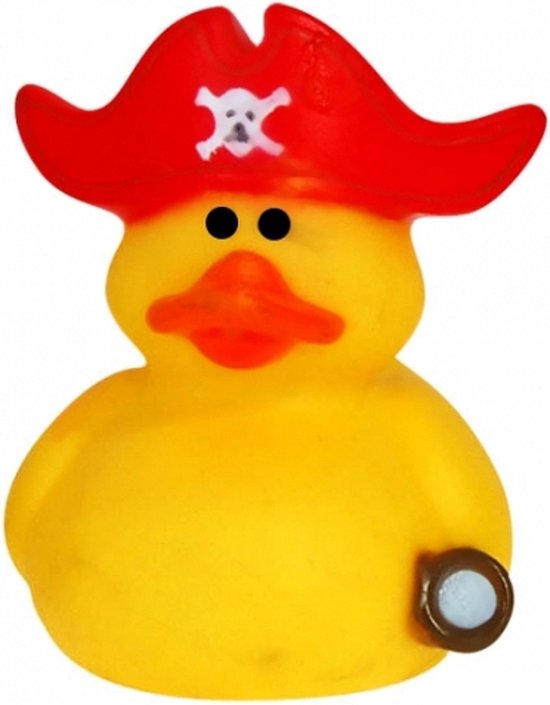 Canard en caoutchouc Captain Red 5 cm