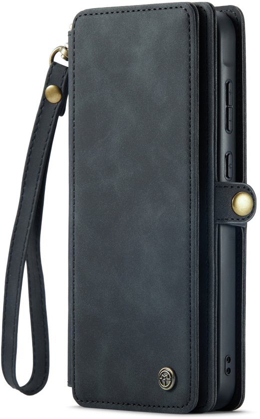 Étui Casemania compatible avec Samsung Galaxy S26 Ultra – Gris anthracite – Étui portefeuille 2 en 1 avec compartiments supplémentaires