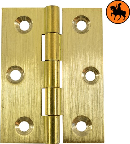 Charnière Profil Borsani – Messing Brossé 50x40mm