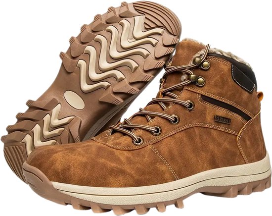 Bottes de neige pour femme Nivard Homme – Raquettes – Bottes de neige pour femme – Sports d&rsquo;hiver – Gadgets de ski – Marron – Taille 48