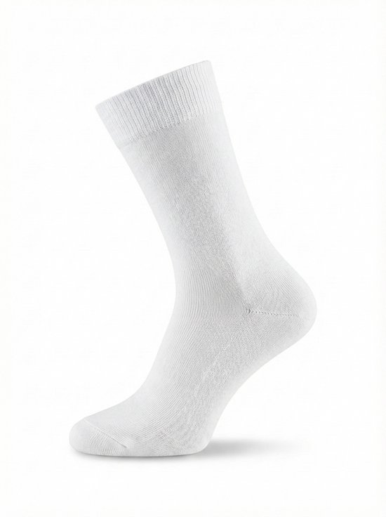 Bamboelo 4 Paires de Chaussettes en Bambou Femme – Douces & Respirantes – Blanc – Taille 43-46