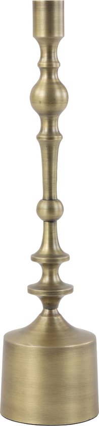 Cozy Ibiza-Bougeoir- mat- bronze- métal -42 cm