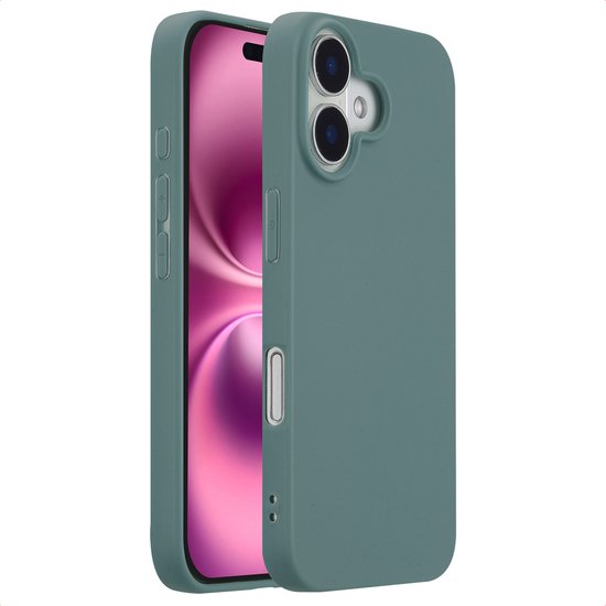 Coque imoshion – Compatible avec iPhone 16 – Coque arrière couleur – Vert pin