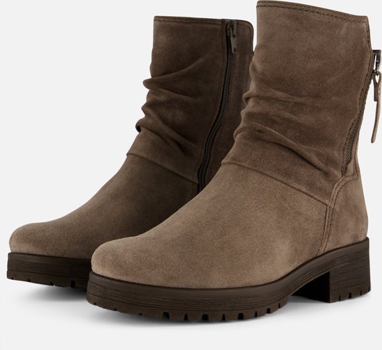 Bottines Gabor 092 – Bottines à fermeture éclair – Femme – Taupe – Taille 40