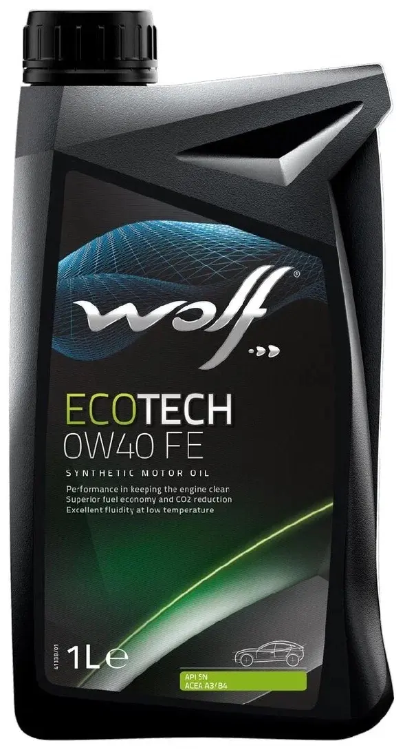 WOLF – Huile moteur ECOTECH 0W40 FE – Bidon de 1 litre – 8320507