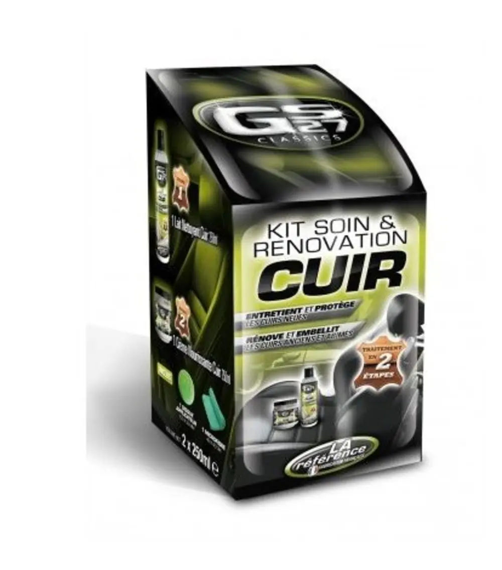 GS27 – Kit Soin & Renovation Cuir 2x250ml – CL160230