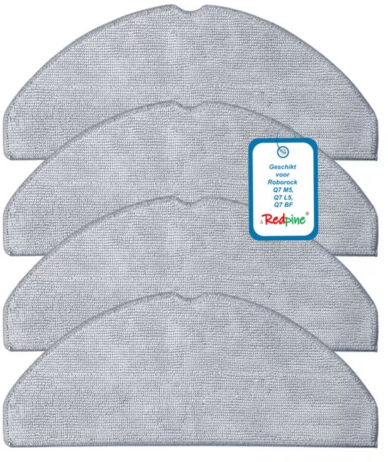 Chiffons de nettoyage lavables Redpine convenant pour Roborock Q7 M5 et Q7 L5 remplacement des coussinets de nettoyage de l&rsquo;aspirateur robot