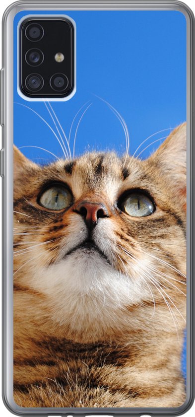 Coque Samsung Galaxy A52 5G – Chat – Marron – Air – Siliconen