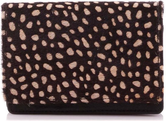 Bear Design HH 10628 Portefeuille hair noirs / point blanc