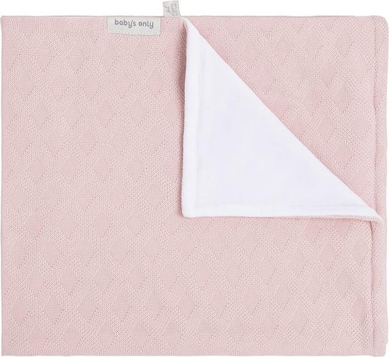 Couverture de lit de Baby&rsquo;s Only chenille Reef – Pink Misty – 70×95 cm