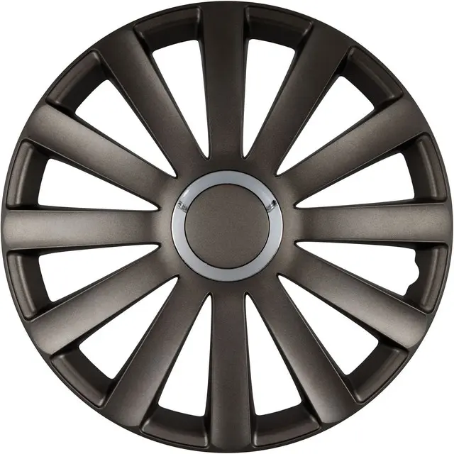 Boîte de 4 enjoliveurs SPYDER PRO Anthracite ABS 14 » Polaire RA14-RSPD