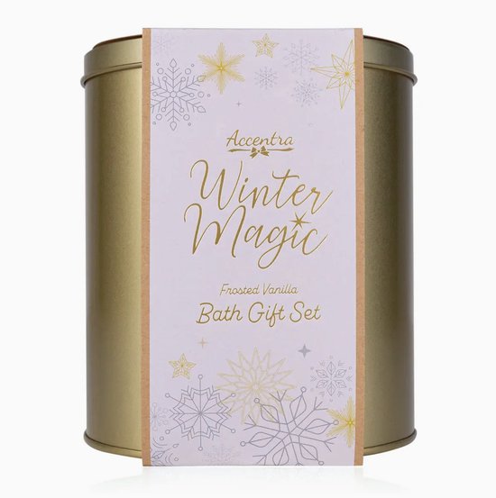 Coffret cadeau pour femme – Produits de soin – Magie hivernale dans une boîte dorée