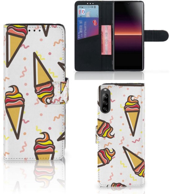 Étui de Bumper Folio pour Sony Xperia L4 Coque Crème Glacée
