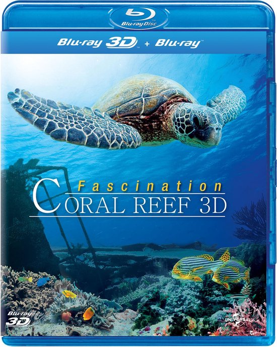 CORAL REEF 3D (Blu-ray ne peut pas être lu sur les lecteurs DVD normaux!)