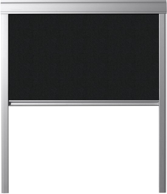 CONTRIO -Store enrouleur occultant adapté au VELUX TOIT-FENÊTRE 134×140 – U08- *Zwart*