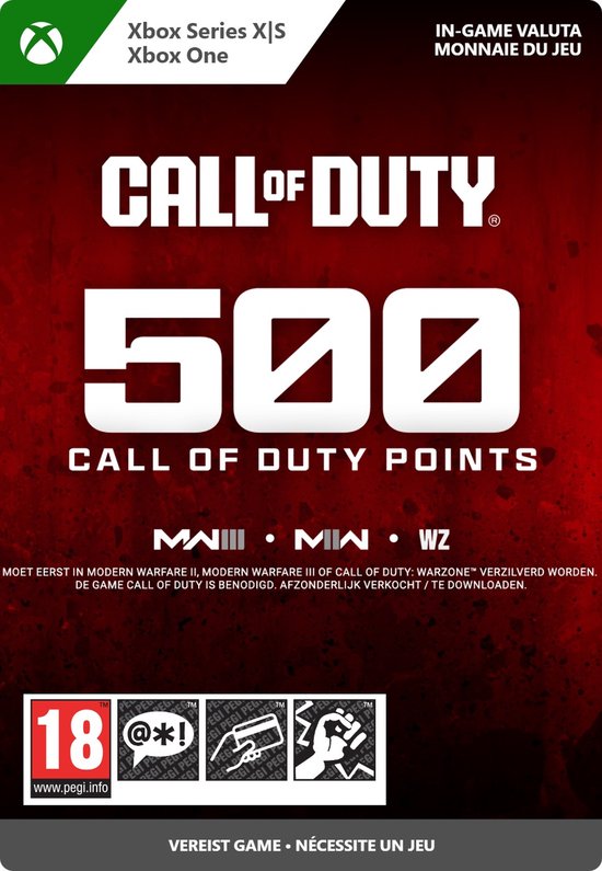 Call of Duty – 500 Call of Duty Points – Xbox Series X|S/Xbox One DownloadTélécharger