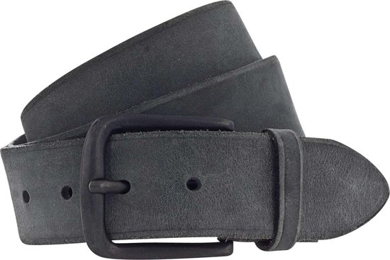 Vanzetti Cuir ceinture Denim Love 40mm Full Leather Belt W105 Black noir