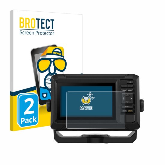 BROTECT – Protecteur d&rsquo;écran pour Garmin ECHOMAP UHD2 5&Prime; – Film Protection d&rsquo;écran mat 2 Pièces
