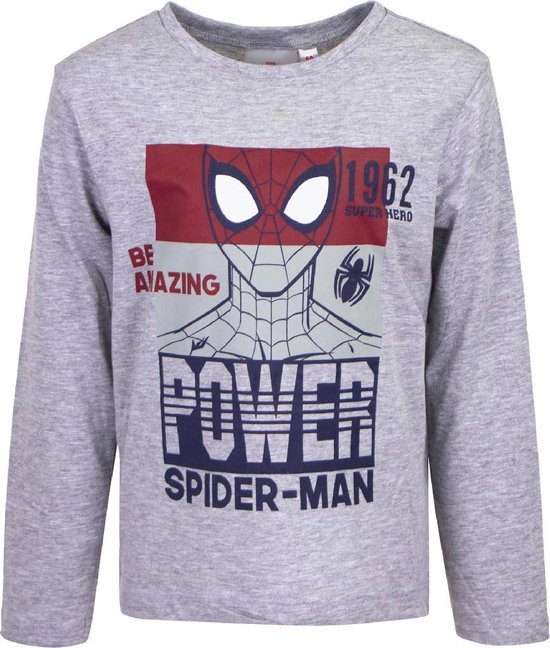 Chemise Marvel Spiderman – Manches longues – POWER – gris – taille 98 (3)