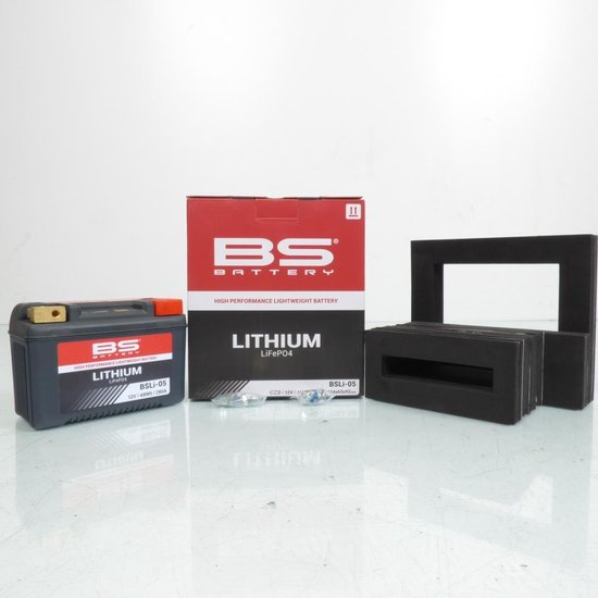 Batterie Lithium BS Battery pour Moto Ducati 748 S Superbike 2000 à 2002 BSLi-05 / LT12B / HJT12B-FP / 12V 48Wh Neuf