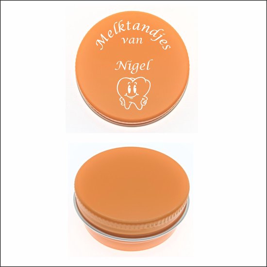 Boîte de conserve avec nom gravé – Nigel