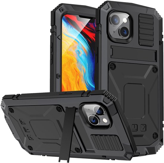 Convient pour boîtier standard robuste en aluminium résistant aux chocs Convient pour iPhone 14 Plus Pro Max