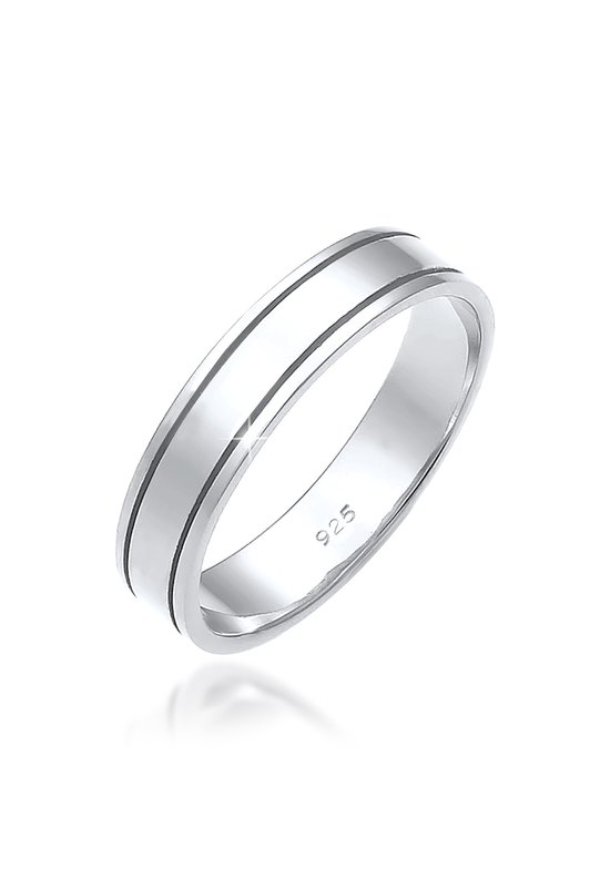 Elli PREMIUM Ladies Bagues Ladies Couple Wedding en Argent sterling 925 Ring Bague Silber 925 Echtschmuck Cadeau Bague Couple Hochzeit Elli PREMIUM