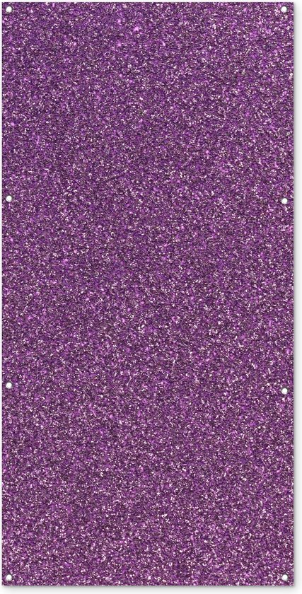 Décoration murale extérieure Glitter – Rose – Design – Abstrait – 80×160 cm