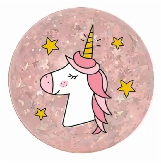 Ballon Rebondissant Glitter Licorne – Ballon Rebondissant