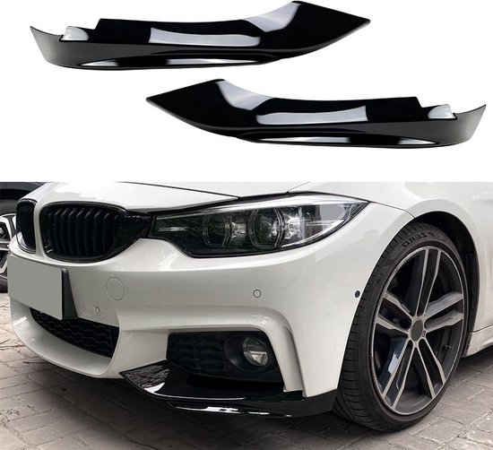 BMW Série 4 F33 F36 Coupé Gran M Pack Noir Zwart Coins de Bumper Performance Style 418 420 430 435 M4 Look