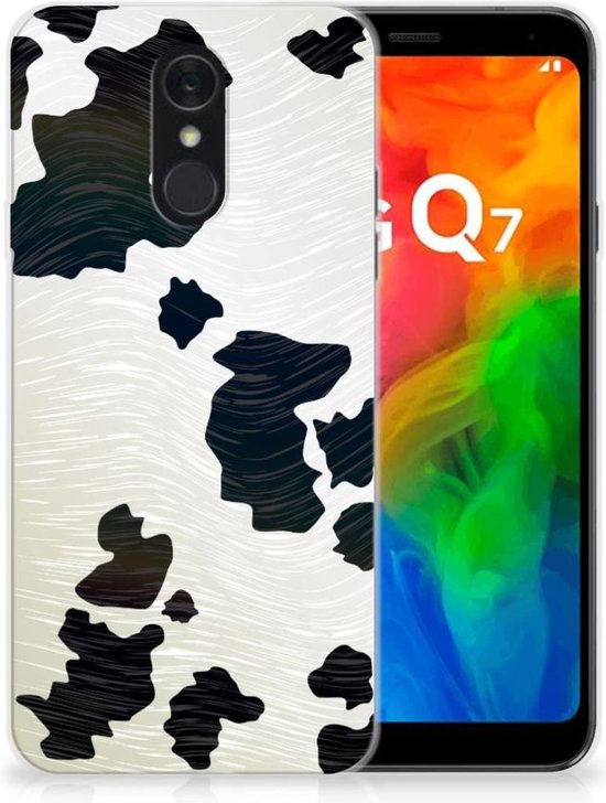 Coque pour LG Q7 Coque Taches Vaches