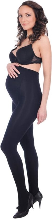 Collants de grossesse – collants microfibre pour femme enceinte – 100 deniers – mat – noir S/M