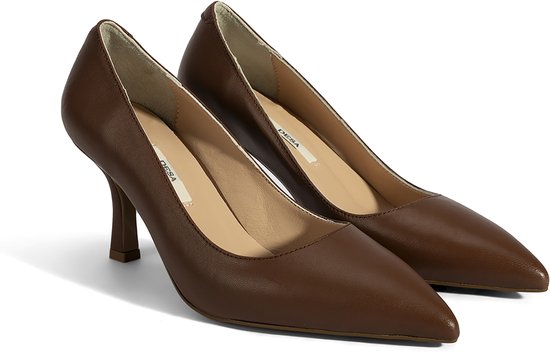 DESA Chaussure basse/Ballerine Cuir Marron Femme Astuce de chaussure: pointu Taille: 36 EU