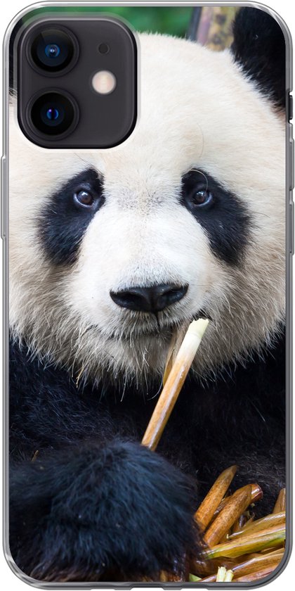 Coque iPhone 12 – Panda – Bamboe – Nature – Siliconen