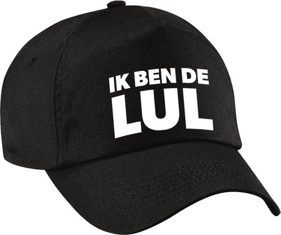 Bellatio Decorations Casquette cadeau adultes – baisée – noir – anniversaire – enterrement de vie de garçon