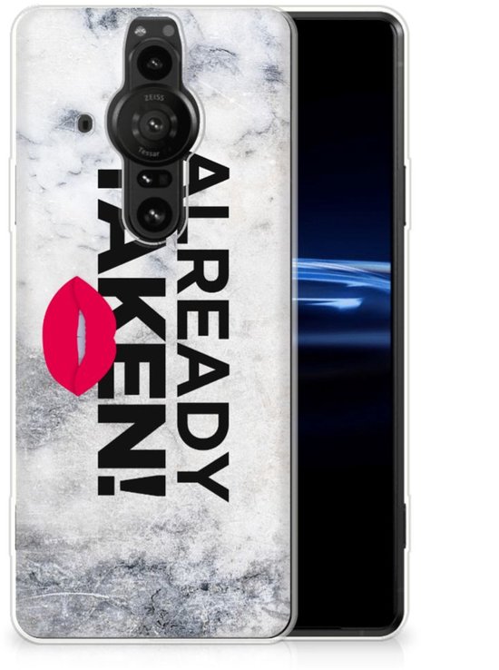 Backcover Soft Siliconen Case Sony Xperia Pro-I Phone Case Déjà Pris White