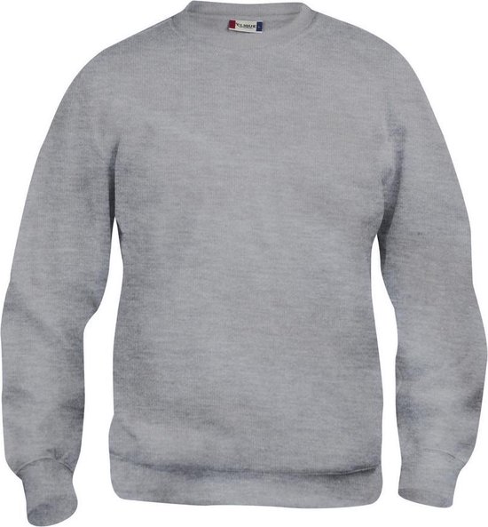 Clique Basic col rond Grey Melange taille 5XL