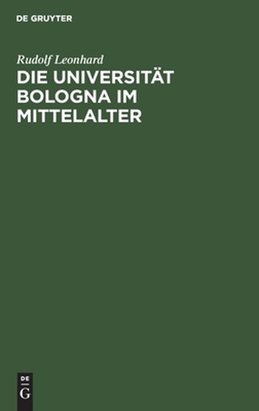 Die Universität Bologna Im Mittelalter Demande