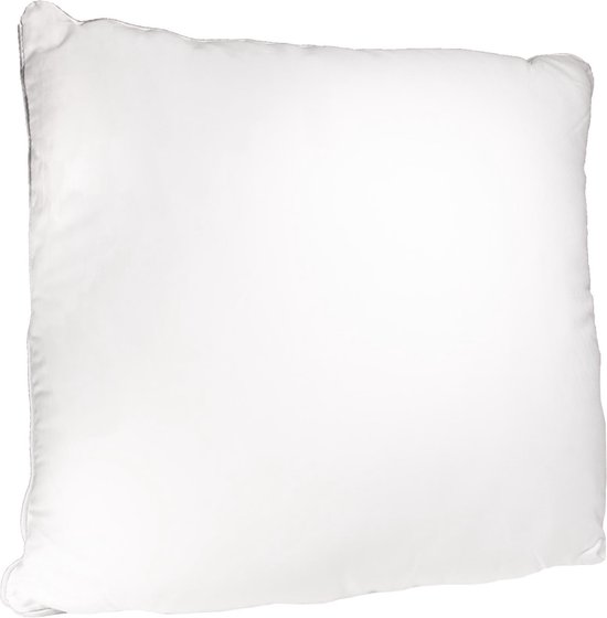 Coussin QUVIO rempli 50 x 50cm / Oreiller / Oreiller intérieur / Oreiller chambre / Oreiller salon / Oreiller intérieur carré – Wit