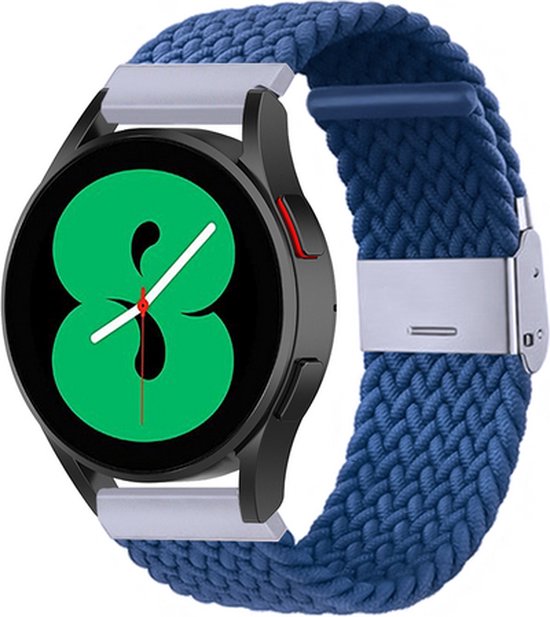 By Qubix Huawei Watch GT 4 – 41 mm – Bracelet en nylon tressé – Blauw