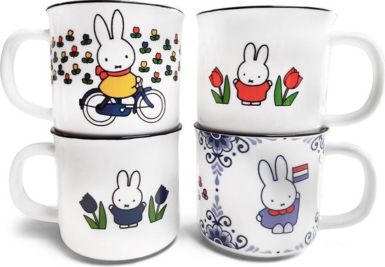 Ensemble de tasses rétro Miffy