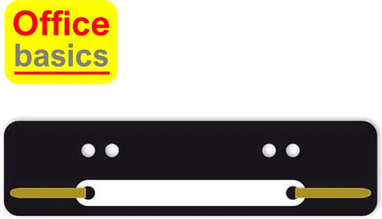 Bande adhésive rapide Office Basics – PP – 25 pièces – noir