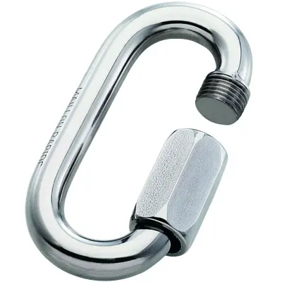 TOPCAR – Maillon rapide po d.6mm zingue cmu 400kg cr 2000kg – 5190dg