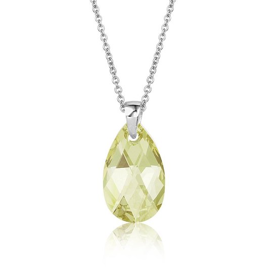 Collier Montebello Jan DZ413 – Swarovski® Drop – Argent 925 Gerhod. – 16 mm – 42 cm