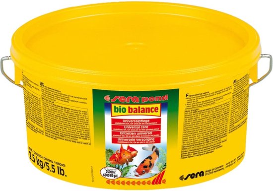 Bassin Bio Balance 2,5 kg. – Traitement de l&rsquo;eau du bassin Sera