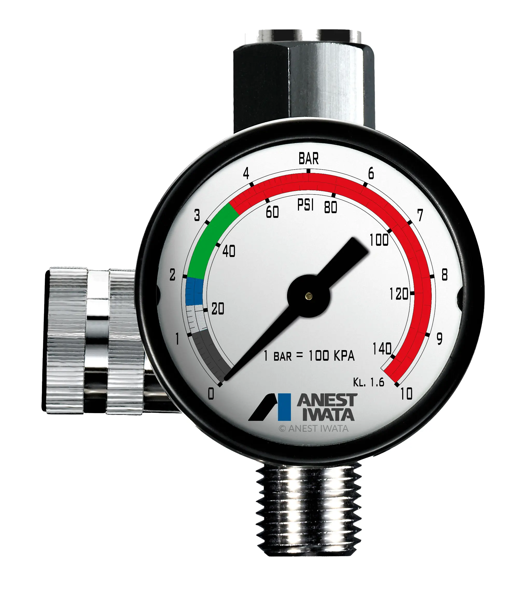 IWATA – Manomètre de contrôle avec réglage AFV-1 pour WS40 – 14378610